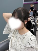 ラ ミュウ バイ ディーアンドティー(LA MIU by D&T)&nbsp;シースルーぱっつん × 流れるサイドバング