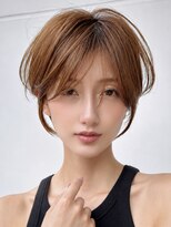 シー バイ ロンド 新宿(Sea by Lond)&nbsp;【福島】アースカラー耳かけくびれヘアショートボブ新宿