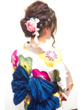 アクティフ(actif) 浴衣アレンジ