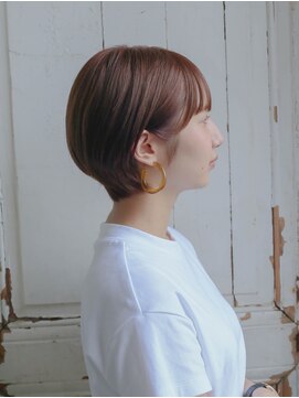 ホワイトルーム(White Room) 【深みと透明感】マレットブラウンのショートボブ