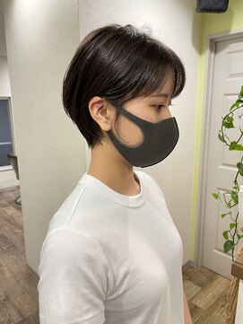 サク(Sac.) マスクしていても可愛いショートボブ　赤み消しカラー　栃木優佑