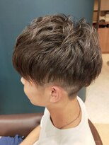 ヘアサロンアンドヘアメイクディー(hair salon hair make D)&nbsp;仙台D　メンズカット　ふわっとマッシュショート×フェードstyle