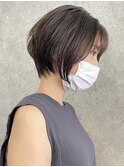 大人ショートボブ/ショートヘア/イルミナカラー/前髪あり[調布]