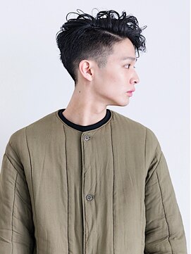 サル 代官山(SAL) 【SAL】カジュアルフェード◎七三ルーズパーマ