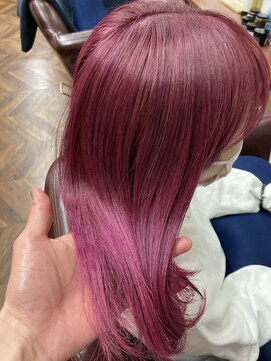 マルカ ヘアー(MARKA hair) ルビーレッドバイオレット♪