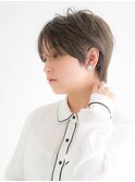 三軒茶屋_ショート_アッシュ_丸みショート_ブリーチ_ハイトーン