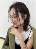 顔まわりにはふんわり動きを! ぷつっと切りっぱなしボブ