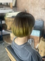 ヘアーインディーズ(HAIR...inD's) ベージュ×ネオンイエロー