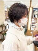 【morio】札幌ショート 大人かわいい透け感ショート