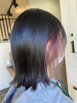 イコウヘアデザイン(icou hair design)&nbsp;インナーカラー×ベビーピンク