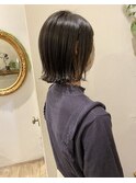 ダークアッシュ×ぷつっと外ハネボブ
