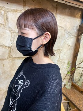 マギーヘア(magiy hair) magiyhair/下北沢/nico/ショートバングと切りっぱなしボブ☆