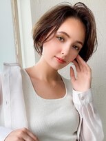 ラルユー 金山(LallYou)&nbsp;黒髪/グレーベージュ/レイヤーロング/前髪パーマ