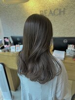 ヘアラウンジ ビーチ 青山 外苑前(hair lounge BEACH) ブリーチなしカラー ミントベージュ