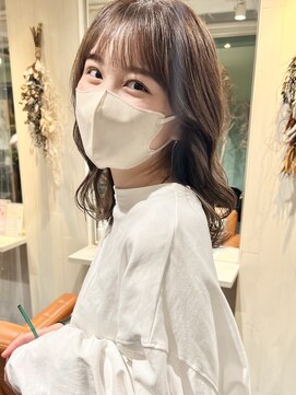 トリコ ショップアンドヘアサロン(tricot shop hair salon) ミディアムヘア／小顔顔まわりカット