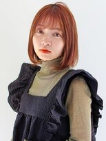 ガリカ 大名(Gallica)&nbsp;【Gallica】内巻きボブ/ふんわりボブ/オレンジブラウン/艶感