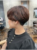刈り上げマッシュ女子