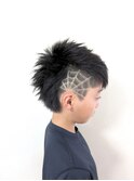 ツーブロックバリアートショート