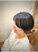 丸みショートボブ