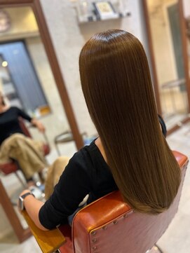 ヘアメイク リヴ(Hair Make Liv) 艶髪オリーブブラウン×ロング