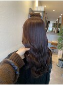 ピンクブラウン/半田/知多/半田美容室/知多美容室