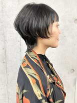 モリオ(morio)&nbsp;+ショートウルフレイヤーマッシュウルフカット前髪あり30代40代1