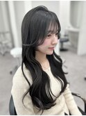 【rina】韓国風レイヤー&シースルーバング /初カラー