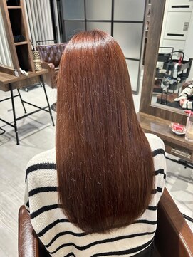 ソリス(Solis) 【Solis六本木】アプリコットブラウン×髪質改善トリートメント