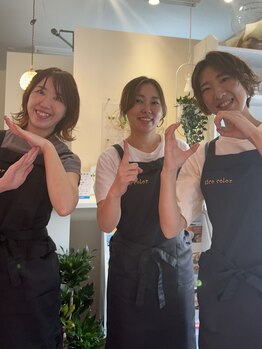 チコカラー(tico color)の写真/《長町徒歩3分》女性スタッフのみのアットホームなサロン*お客様に寄り添い、居心地の良い時間をお届け♪