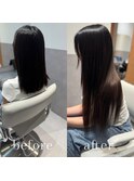 毛先軽めロングヘアー＊#静岡エクステ #シールエクステ