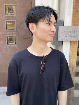 カンナ オーガニック ヘアデザイン(CANNA ORGANIC & HAIR DESIGN) セミウェットセンターパート