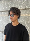 大人ラフパーマ
