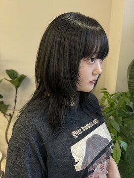 サンド 鹿児島中央(sand) ロングウルフカット