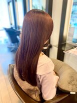 アトリエファゴ ハナミズキ店&nbsp;【Chikano】髪質改善カラーブリーチなしピンク