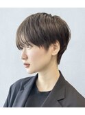 30代40代50代◎大人ショート×前髪あり丸み