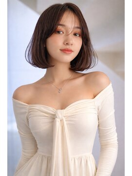 コート 青山(Cote) 美髪大人ボブ内巻きボブまとまるボブ艶グレージュココア