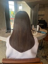 オルガ(olga)&nbsp;髪質改善酸熱カラー　うる艶カラー　　ロングヘア