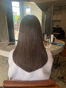 オルガ(olga) 髪質改善酸熱カラー　うる艶カラー　　ロングヘア