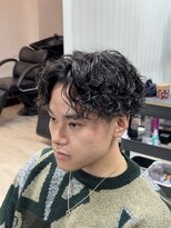 アイヴィー 池袋(IVY)&nbsp;大胆にジェルで艶感センターパート[池袋/メンズ]