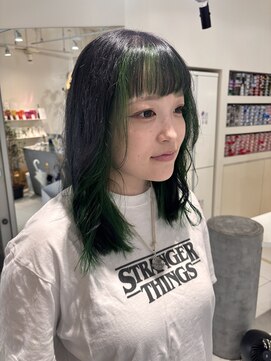 ステラ ヘア デザイン サロン(STELLA hair design salon) アンブレラカラー×インナーカラー 【由比藤】