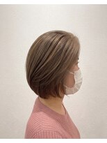 モップス 金沢文庫店(MOPS)&nbsp;大人ハイトーンボブ＋レイヤーでふんわり