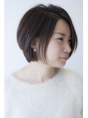 モードレトロな大人可愛い大人ボブ