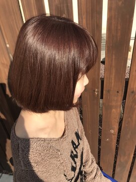 クレミア ヘアーアンドフェイス(cremia Hair×Face) キュートボブ☆ベリーピンク