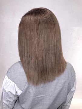 アンク クロス 池袋北口店(ANKHCROSS) 《アンククロス 柴田》ハイトーンミルクティーベージュカラー