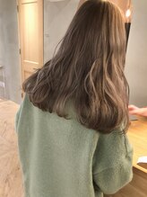 ローレンプラス 名古屋名駅店(LOREN+) 透明感髪質改善ベージュダブルカラーミルクティーグレージュ