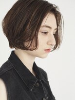 ピズム(PISM) リラックスフェミニンAラインボブ/暗めカラー