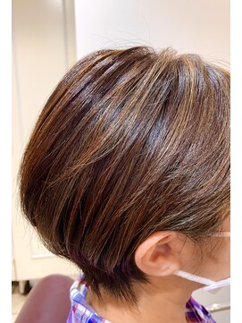 ネオリーブ チッタ 阿佐ヶ谷店(Neolive citta) 脱白髪染　ハイライトウォームベージュ