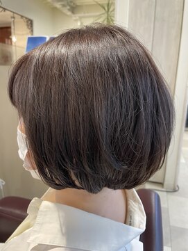 ヘアメイク カン プラスエフ(HAIR MAKE KANN+f) 大人可愛いショートボブ