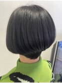 グレイアッシュくびれヘア