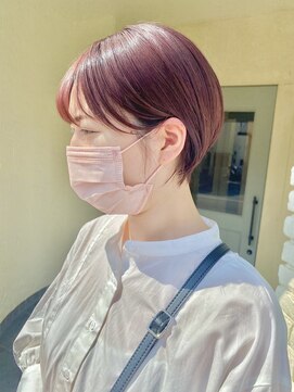 カラン(caran) 丸みショート/ミルクティーピンク/ベージュピンク【MAZDA】